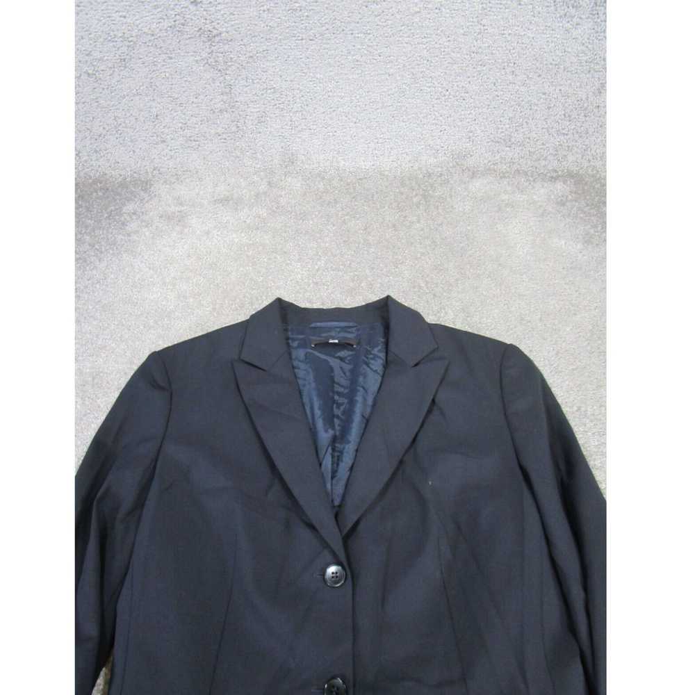 Hugo Boss Boss Blazer Womens 8 Navy Blue Virgin W… - image 2