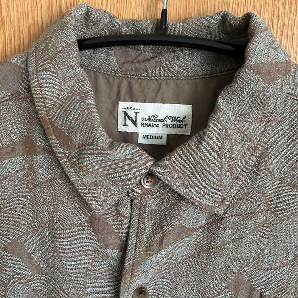 RNA N / Vintage leaf jacquard shirt - image 3