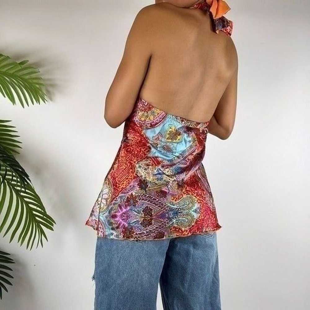 Vintage Y2K Silk Fairycore Indie Bohemian Hippie … - image 2