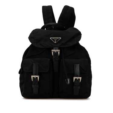 Black Prada Tessuto Backpack