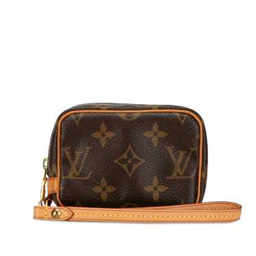 Brown Louis Vuitton Monogram Trousse Wapity Pouch