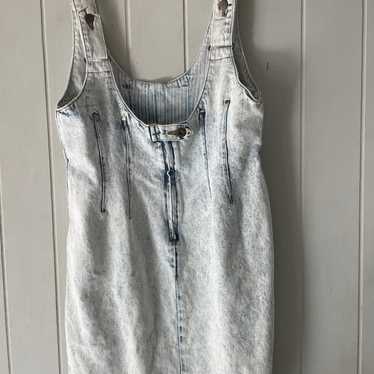 Vintage 80’s G. Pellini Acid Washed Denim Iconic … - image 1