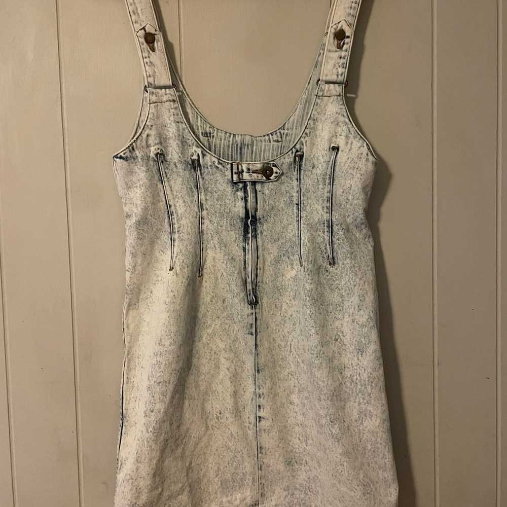 Vintage 80’s G. Pellini Acid Washed Denim Iconic … - image 2