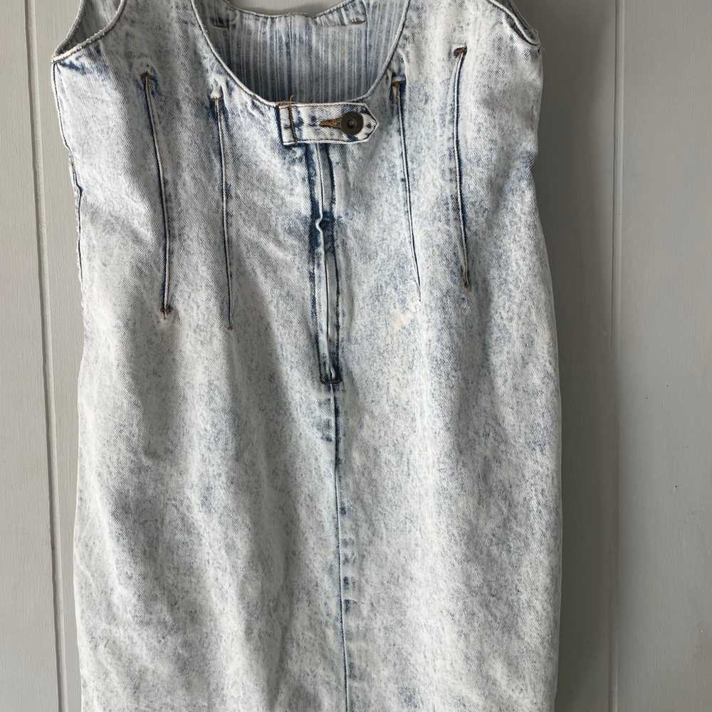 Vintage 80’s G. Pellini Acid Washed Denim Iconic … - image 3