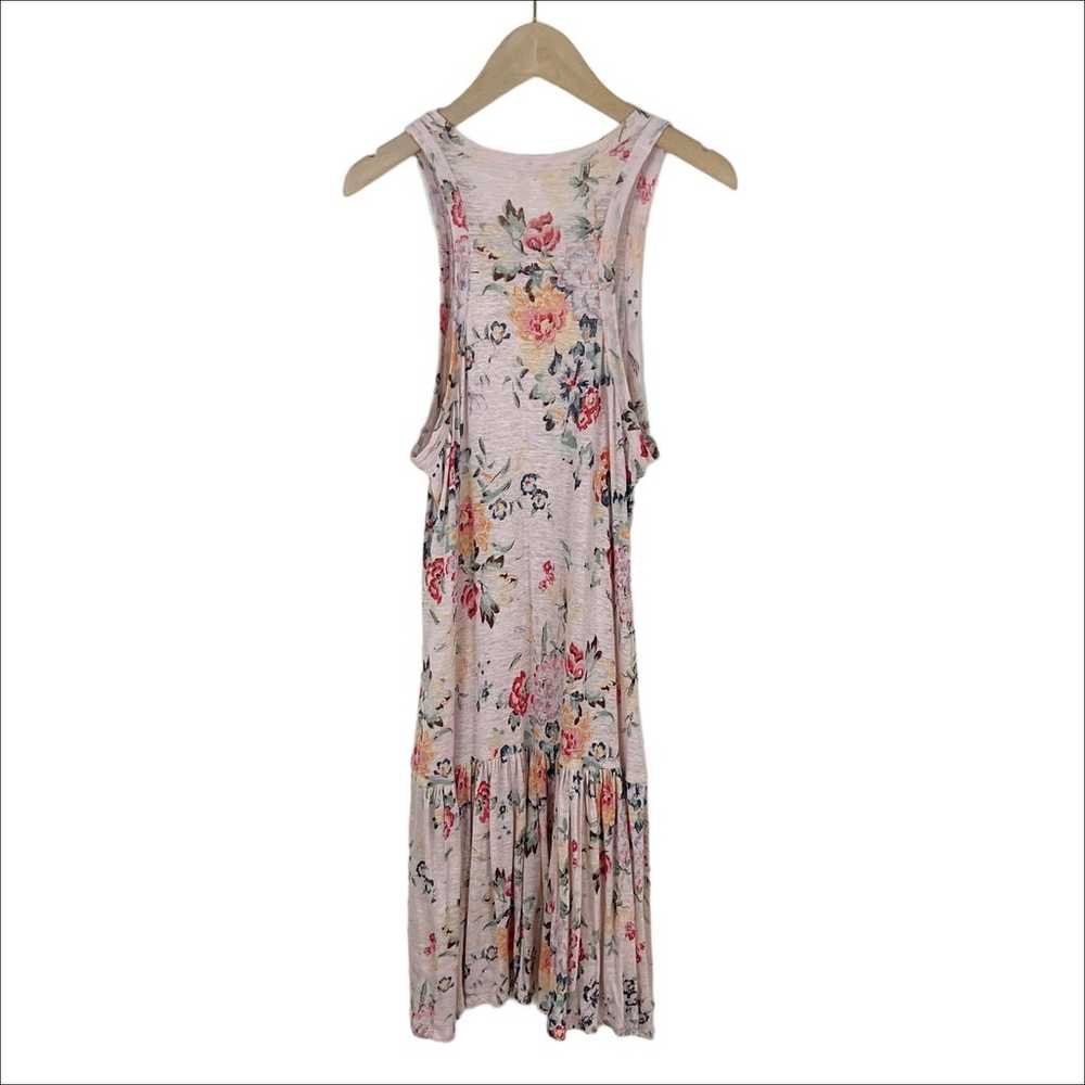 Rebecca Taylor Sleeveless Marlea Pink Floral Jers… - image 2