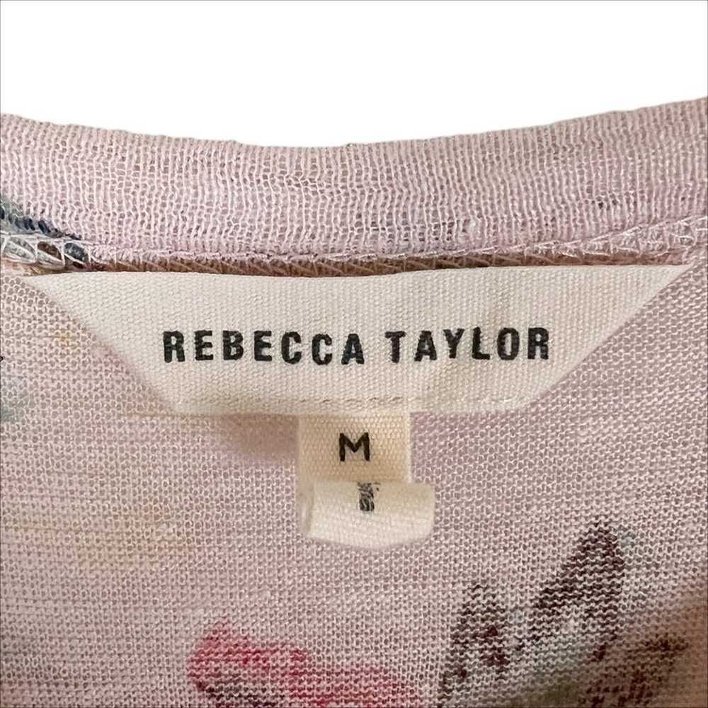 Rebecca Taylor Sleeveless Marlea Pink Floral Jers… - image 6