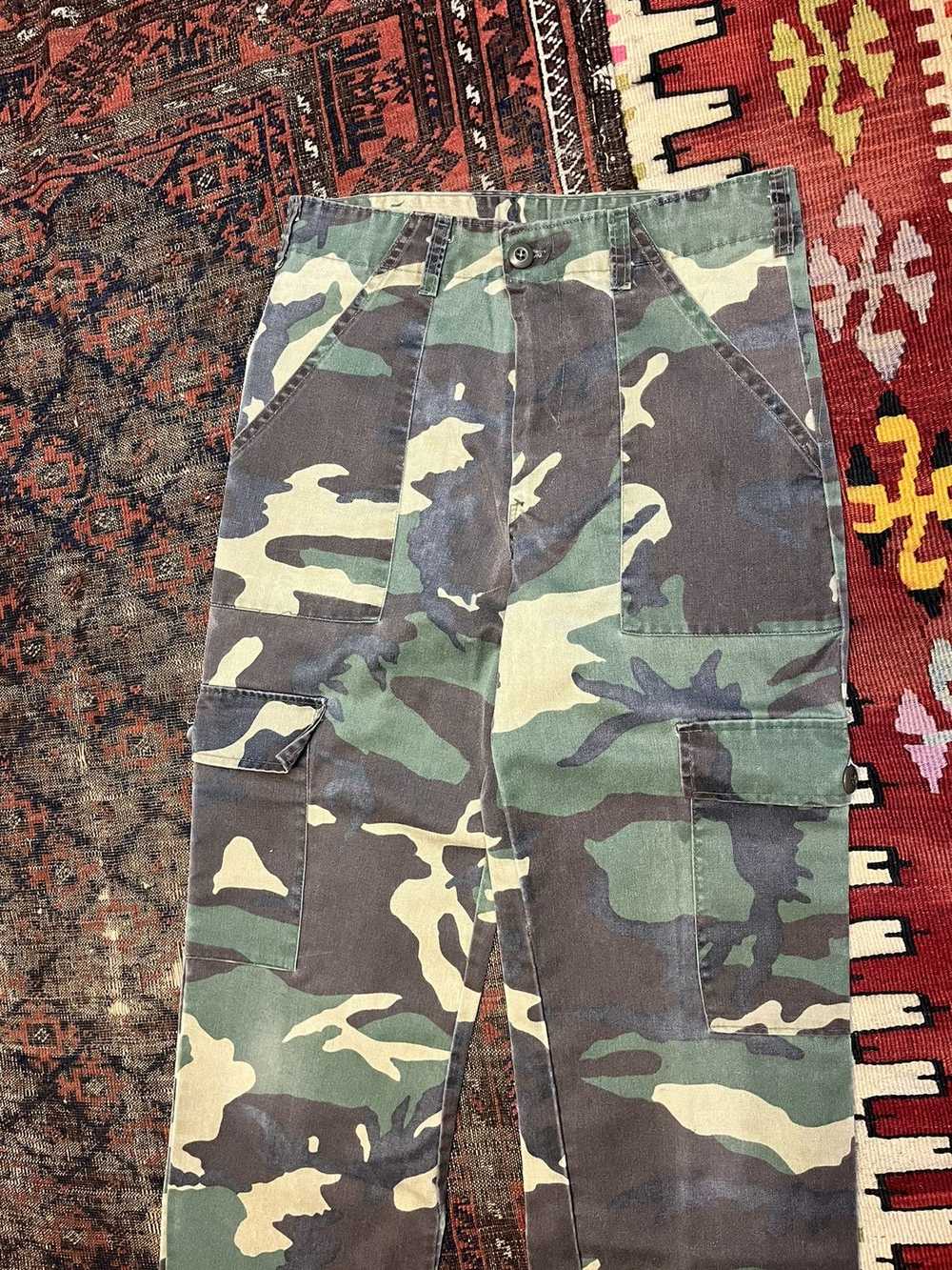 Camo × Streetwear × Vintage Vintage 80s camo carg… - image 2