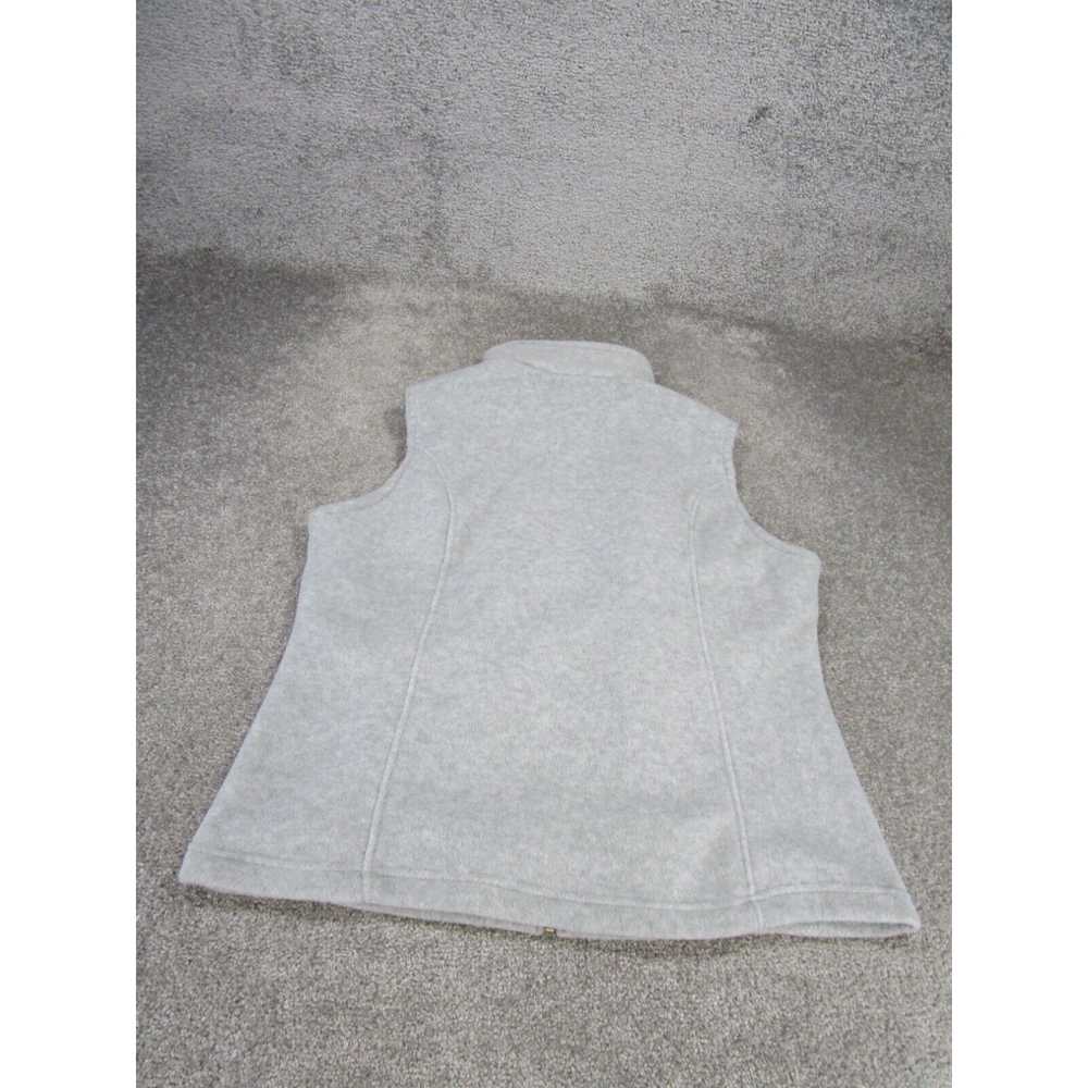 Vintage Columbia Vest Womens XL Gray Fleece Mock … - image 3