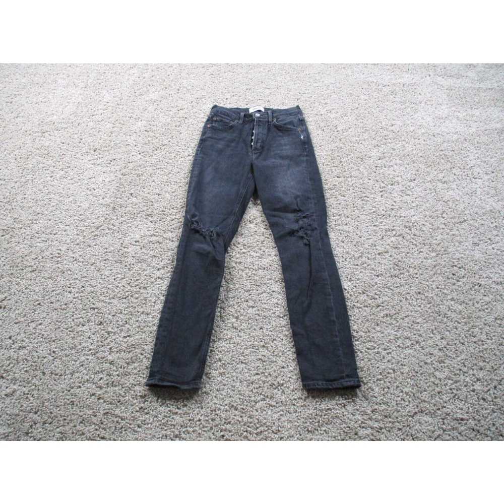 Agolde Agolde Jeans Womens 24 Gray Nico Skinny Bu… - image 1