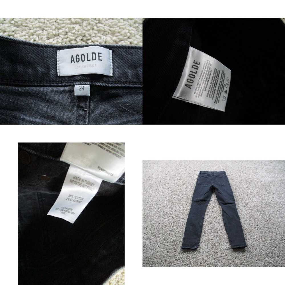 Agolde Agolde Jeans Womens 24 Gray Nico Skinny Bu… - image 4