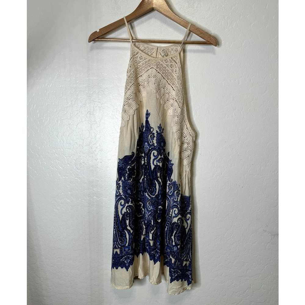 Free People Shea Printed Mini Dress Size Large Su… - image 2