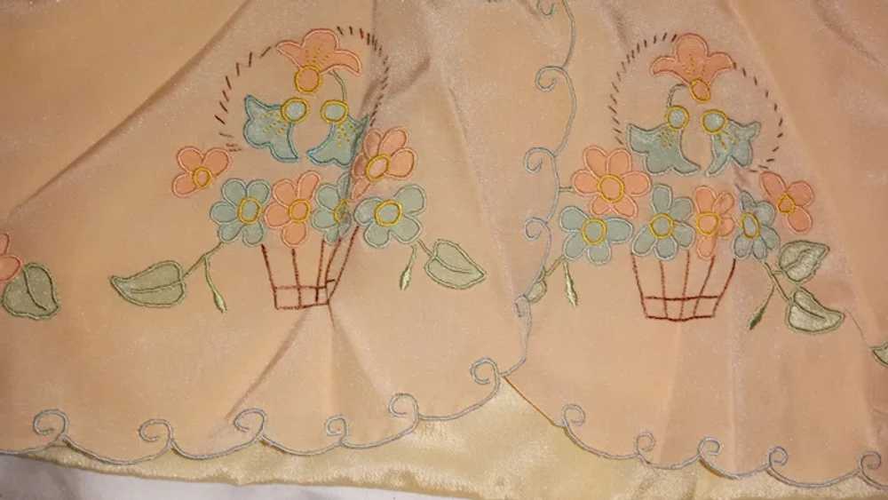 Vintage  Silk Child or Large Doll  or Teddie Top - image 2