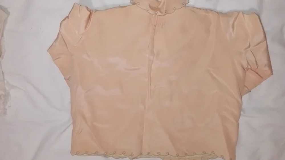 Vintage  Silk Child or Large Doll  or Teddie Top - image 5