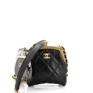 CHANEL Multi Clutch with Chain Quilted Leather