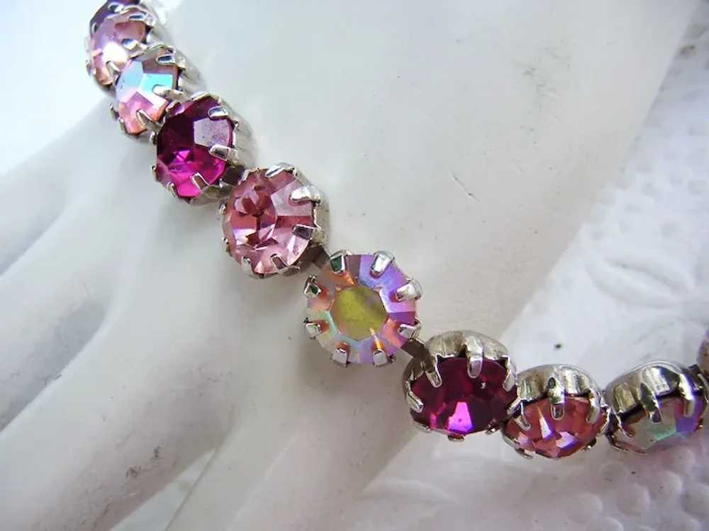 WEISS Shades of Sultry Sublime PINK Rhinestones L… - image 2