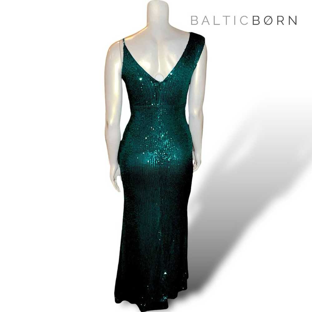 Baltic Born Green Sequin Maxi Dress - image 3