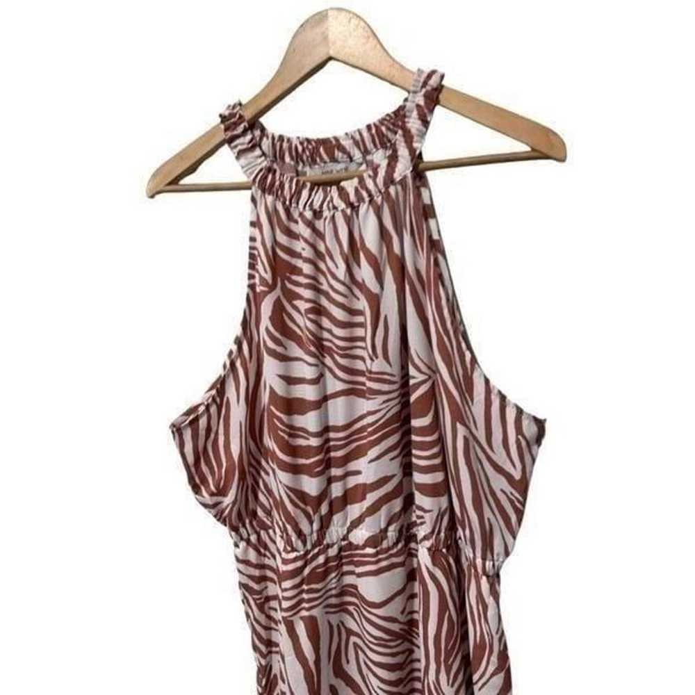 Nine West Burnt Sienna Orange zebra animal Print … - image 8