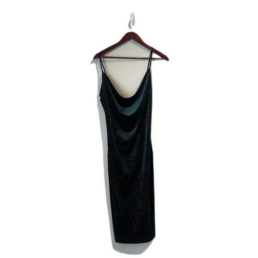 Lulus Dark Green Sparkle Dress - image 4