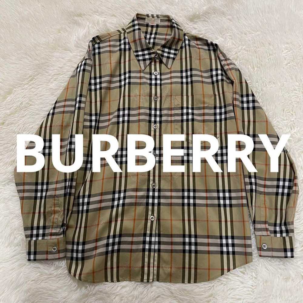 Rare, high-end, vintage Burberry Nova Check long-… - image 1