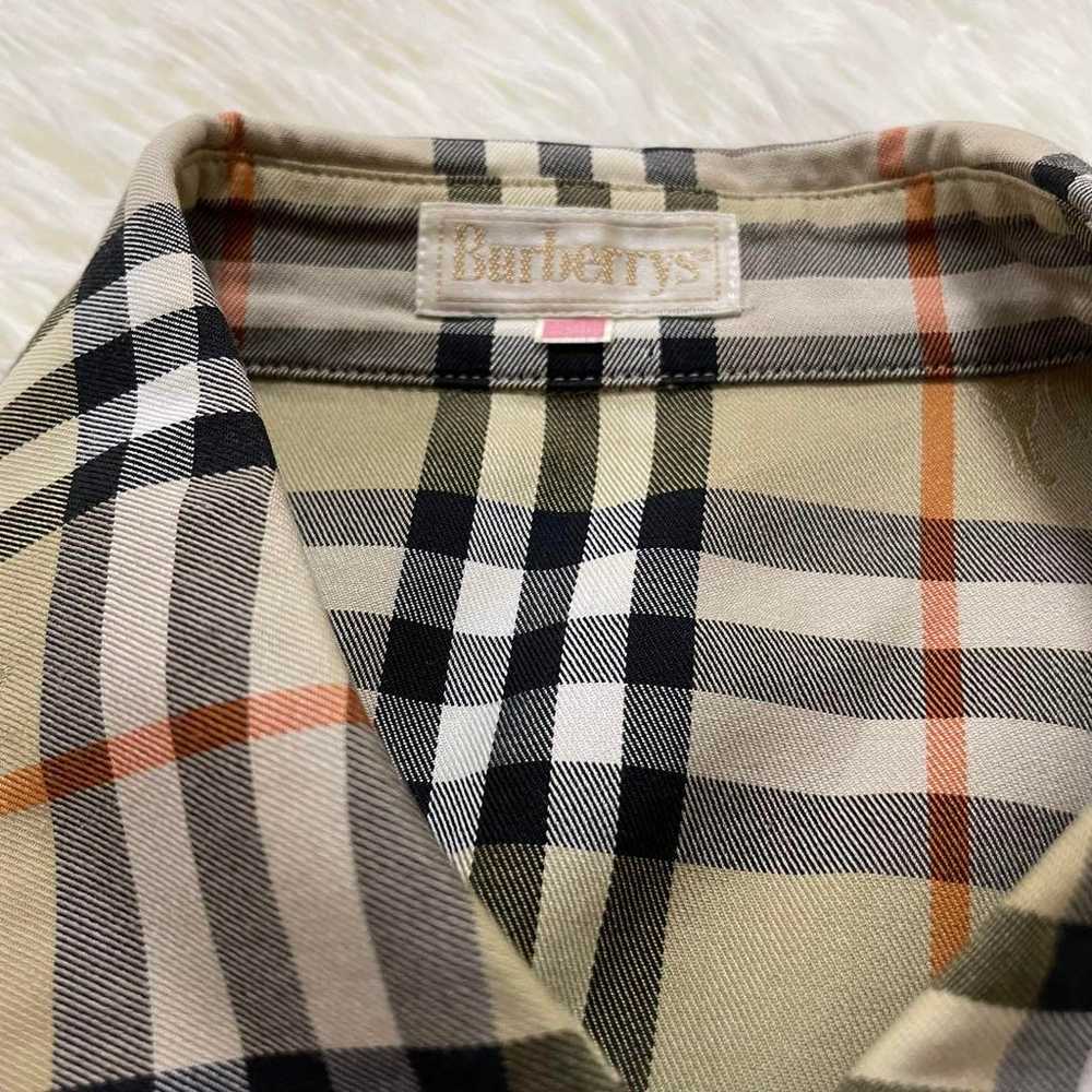 Rare, high-end, vintage Burberry Nova Check long-… - image 3