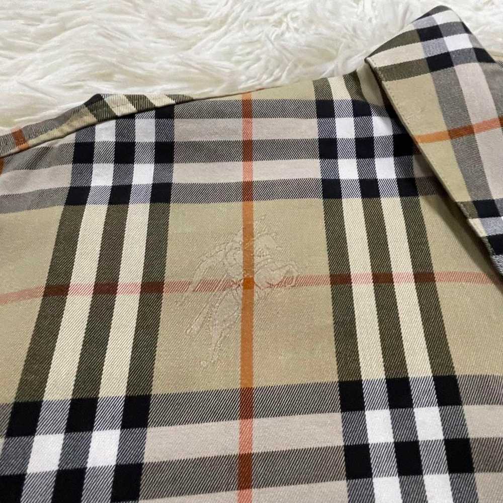 Rare, high-end, vintage Burberry Nova Check long-… - image 7