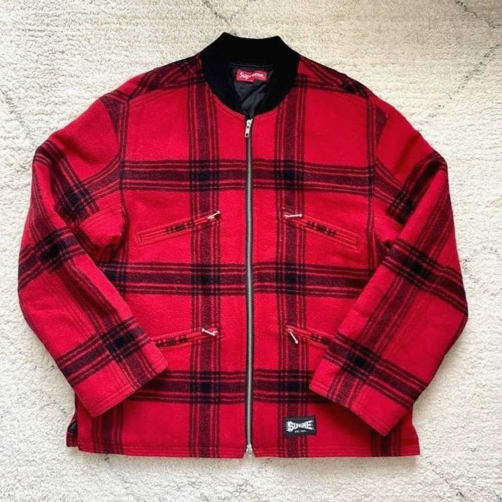 Supreme Supreme SS19 Zip Car Jacket Red Size M - image 11