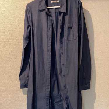 LACOSTE denim shirt dress size 36 indigo