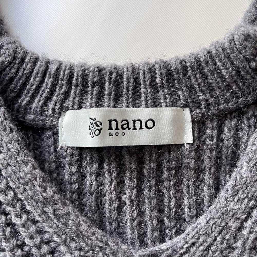 【Excellent Condition】nano&co Nano Wool Knit One-p… - image 7