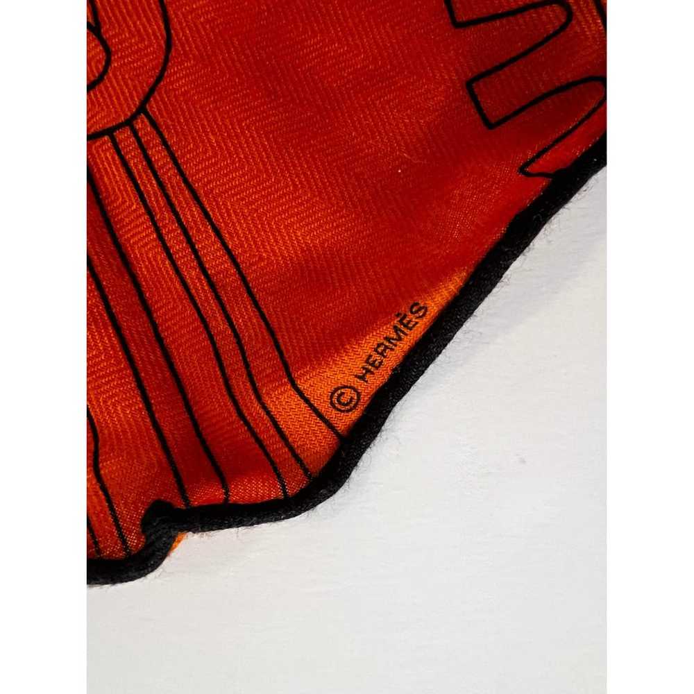 Hermès Losange cashmere scarf - image 3