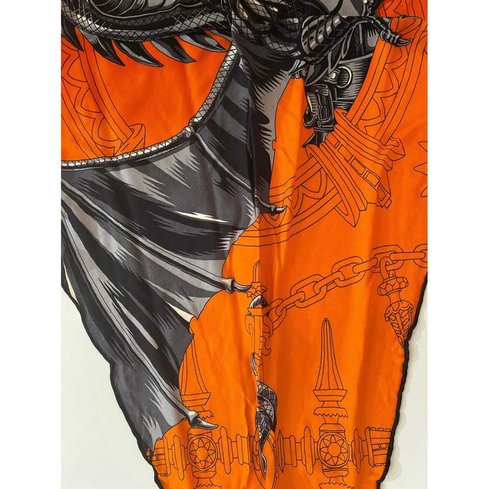 Hermès Losange cashmere scarf - image 6