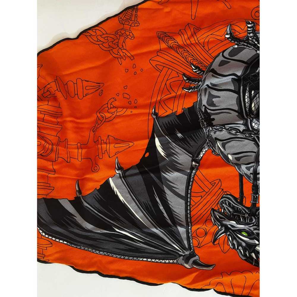 Hermès Losange cashmere scarf - image 8