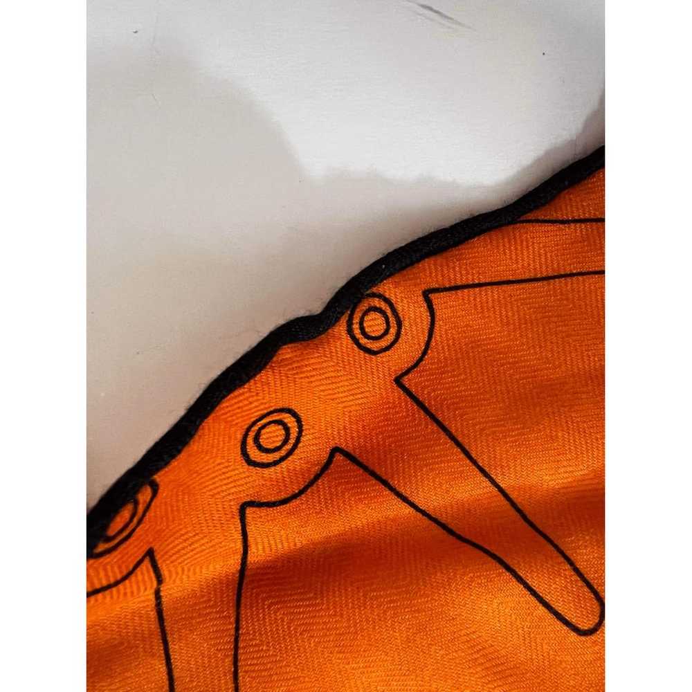 Hermès Losange cashmere scarf - image 9