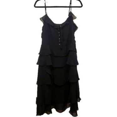 City Chic Black Ruffled Dress