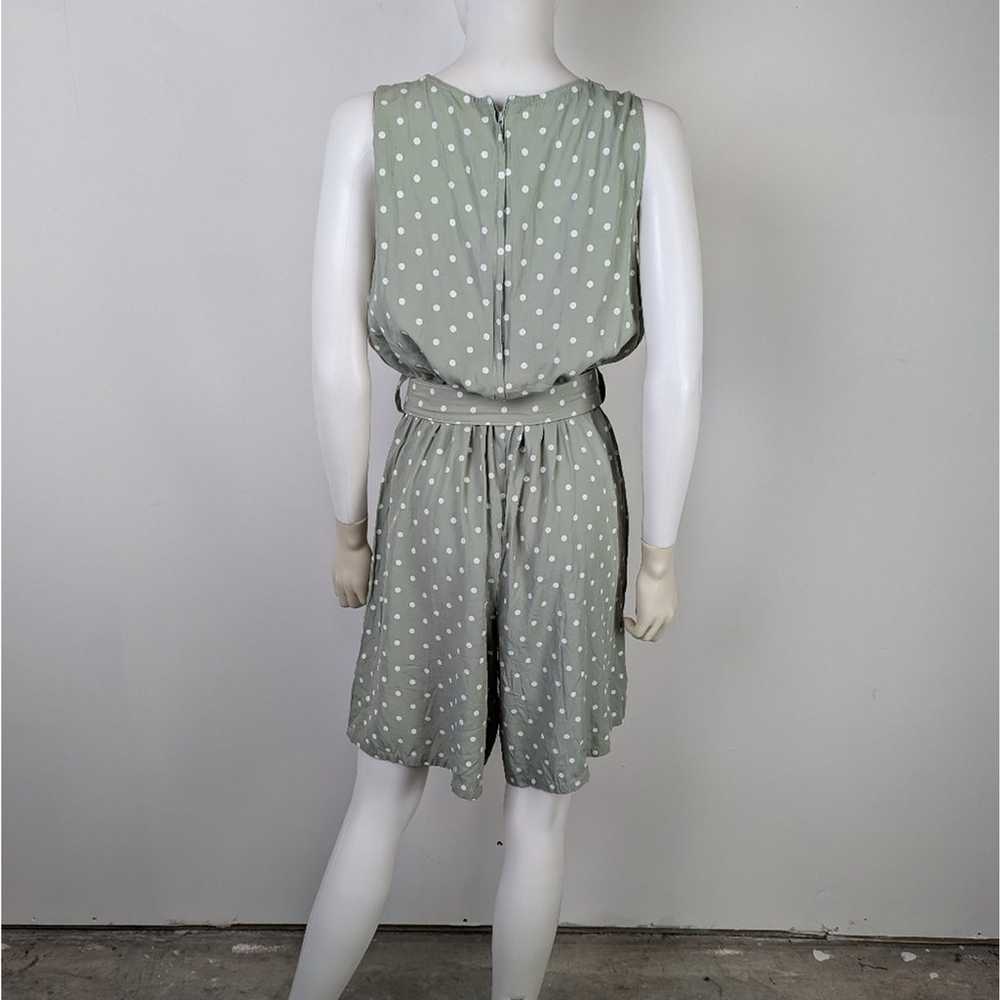 Vintage Fritzi 80's Polka Dot Romper M - image 3