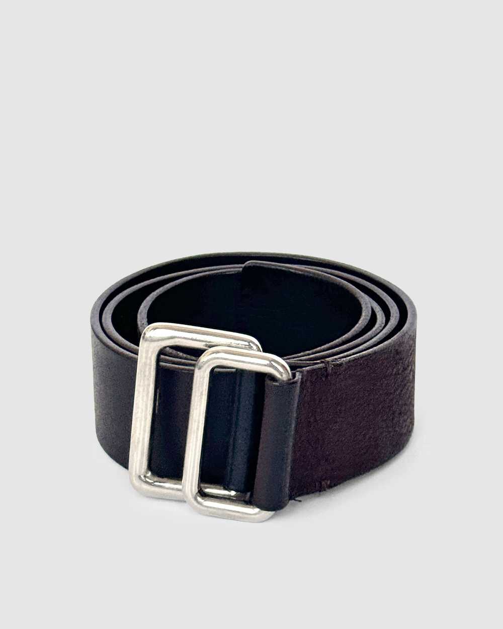 Maison Margiela Two-tone leather belt - image 3