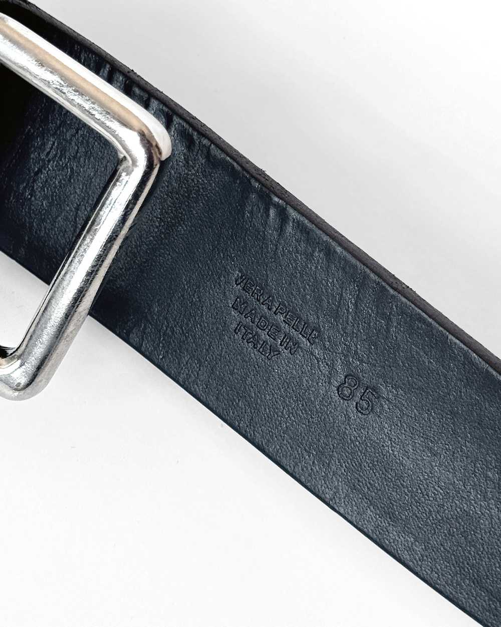 Maison Margiela Two-tone leather belt - image 4