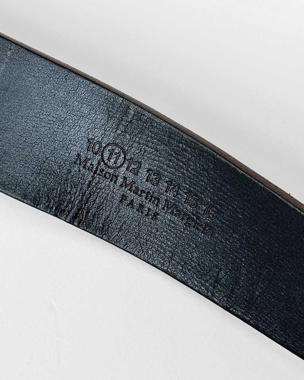 Maison Margiela Two-tone leather belt - image 5