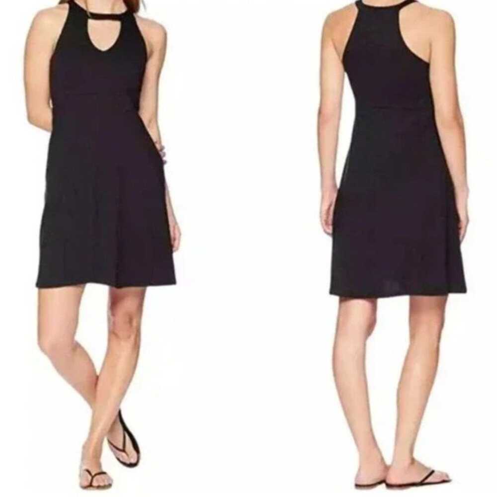 Toad & Co Avalon Dress Black Organic Cotton Pocke… - image 1