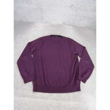 J.Crew J.Crew Sweater Mens Large Purple Merino Wo… - image 1