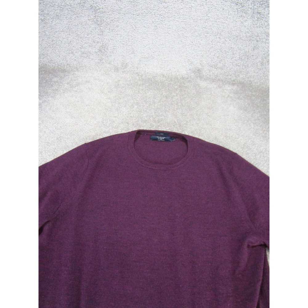 J.Crew J.Crew Sweater Mens Large Purple Merino Wo… - image 2