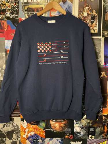 Vintage Vintage All American Fisherman Sweatshirt - image 1