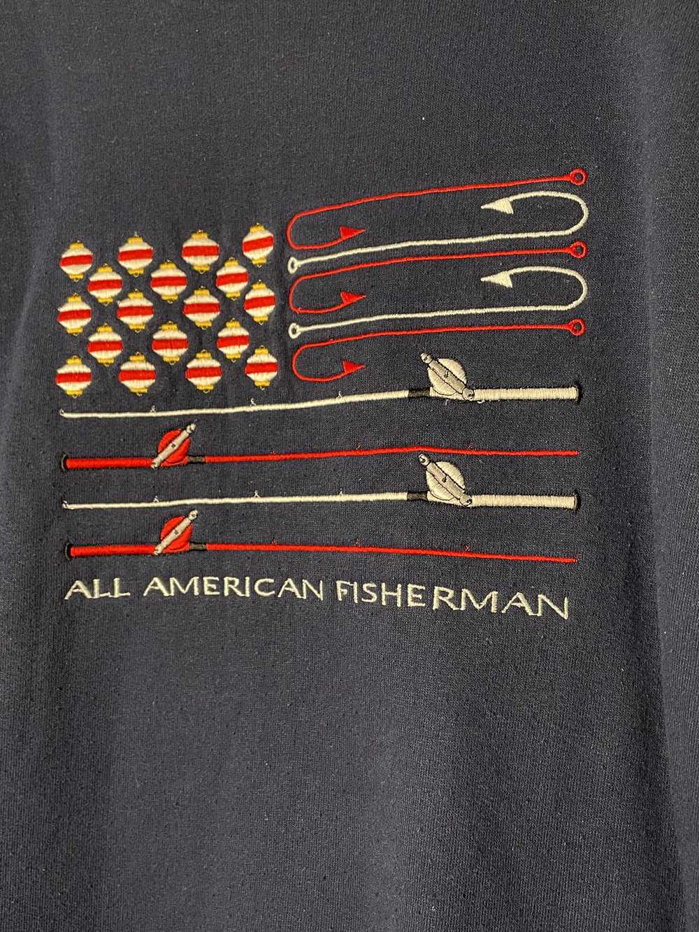 Vintage Vintage All American Fisherman Sweatshirt - image 2