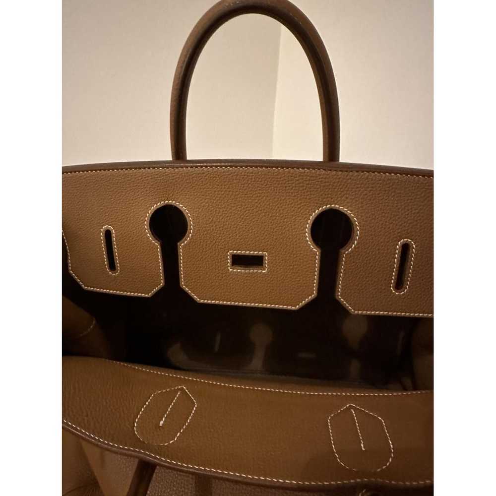 Hermès Haut à Courroies leather handbag - image 8