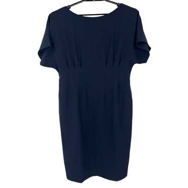 Eliza J Dress Flutter sleeve navy blue size 16