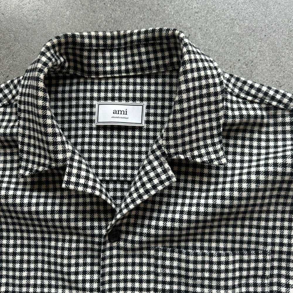 AMI AMI Houndstooth Overshirt Work Shirt Large - image 2