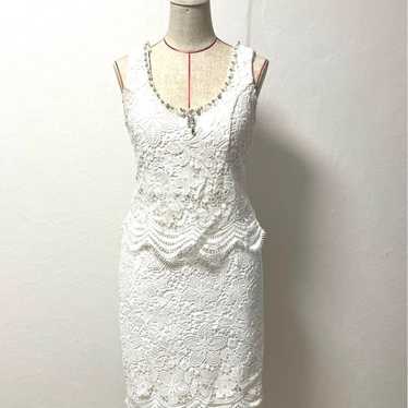 White lace dress.