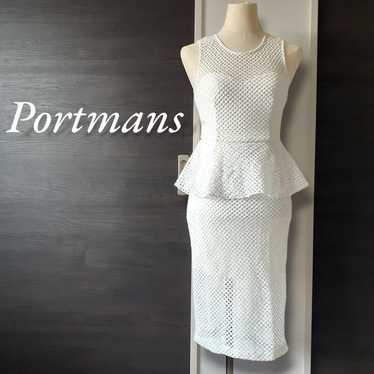 Portmans All Lace Waist Frill Docking Switch Dres… - image 1