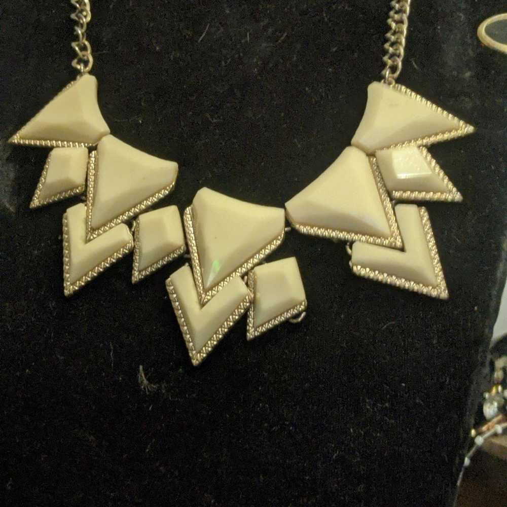 Vintage large fashion jewelry - image 3