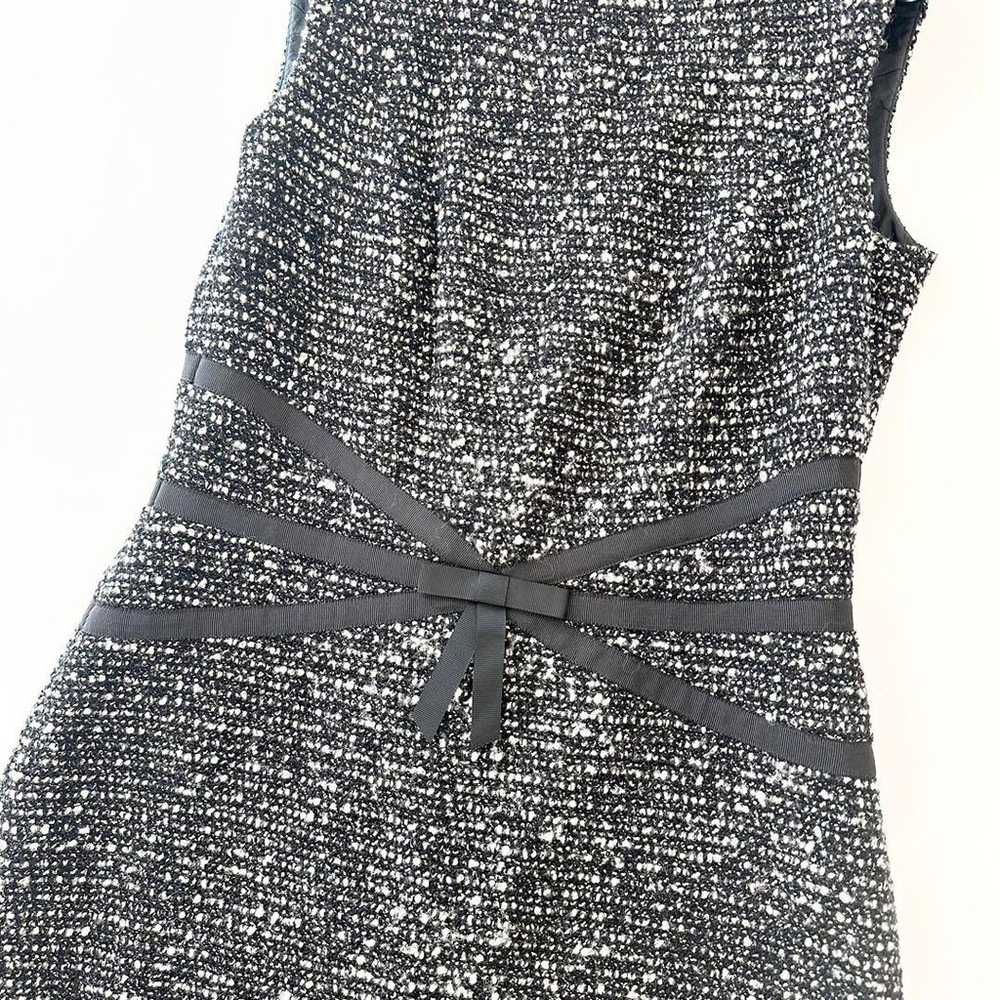 Escada Wool Tweed Long Dress Sleeveless Black siz… - image 3