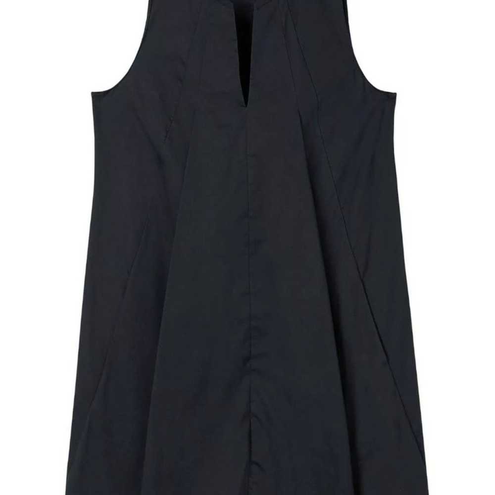 AllSaints Bea Sleeveless Black Cotton Dress - image 1